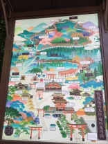 Map of Fushimi Inari