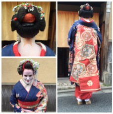 Dressing up as a maiko/geisha is very popular for young Japanese women in Kyoto. It was so fun!
